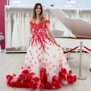 Bunte Brautkleider